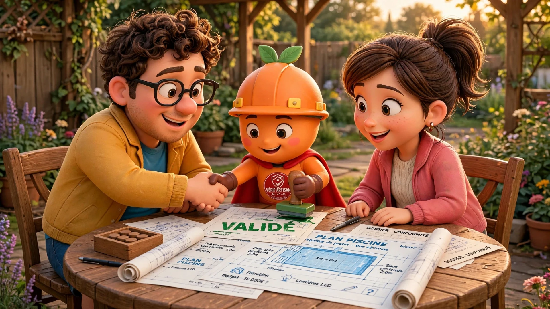 Super Vérif valide le dossier de travaux d'un couple de particuliers